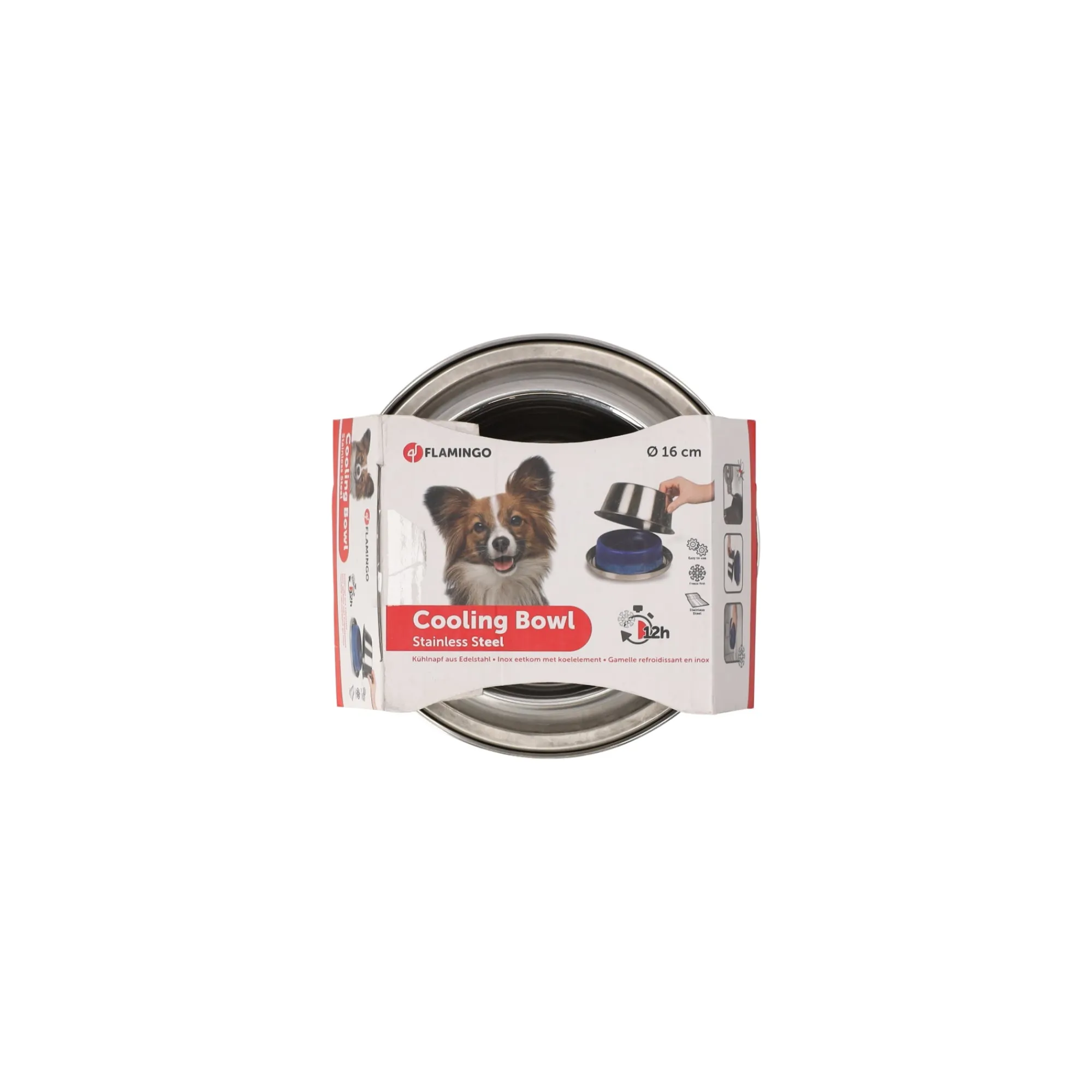 Flamingo Drink- En Voerbak Hond>Eetpot koel 16cm 820ml