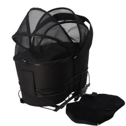 Friendly Pet Fietsspullen|Reizen Hond>Fietsmand achter 42x48x29cm zwart
