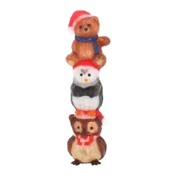 O'malley Kerstdecoratie>Figuren op elkaar acyrl 63 cm 80LED