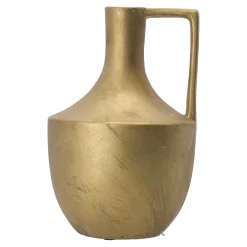 Natural Collections Woondecoratie>Fles keramiek goud 16 x 25 cm