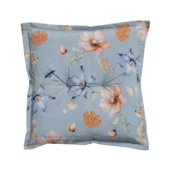 Madison Tuinkussens>Florina blue F525 Hocker 50x50