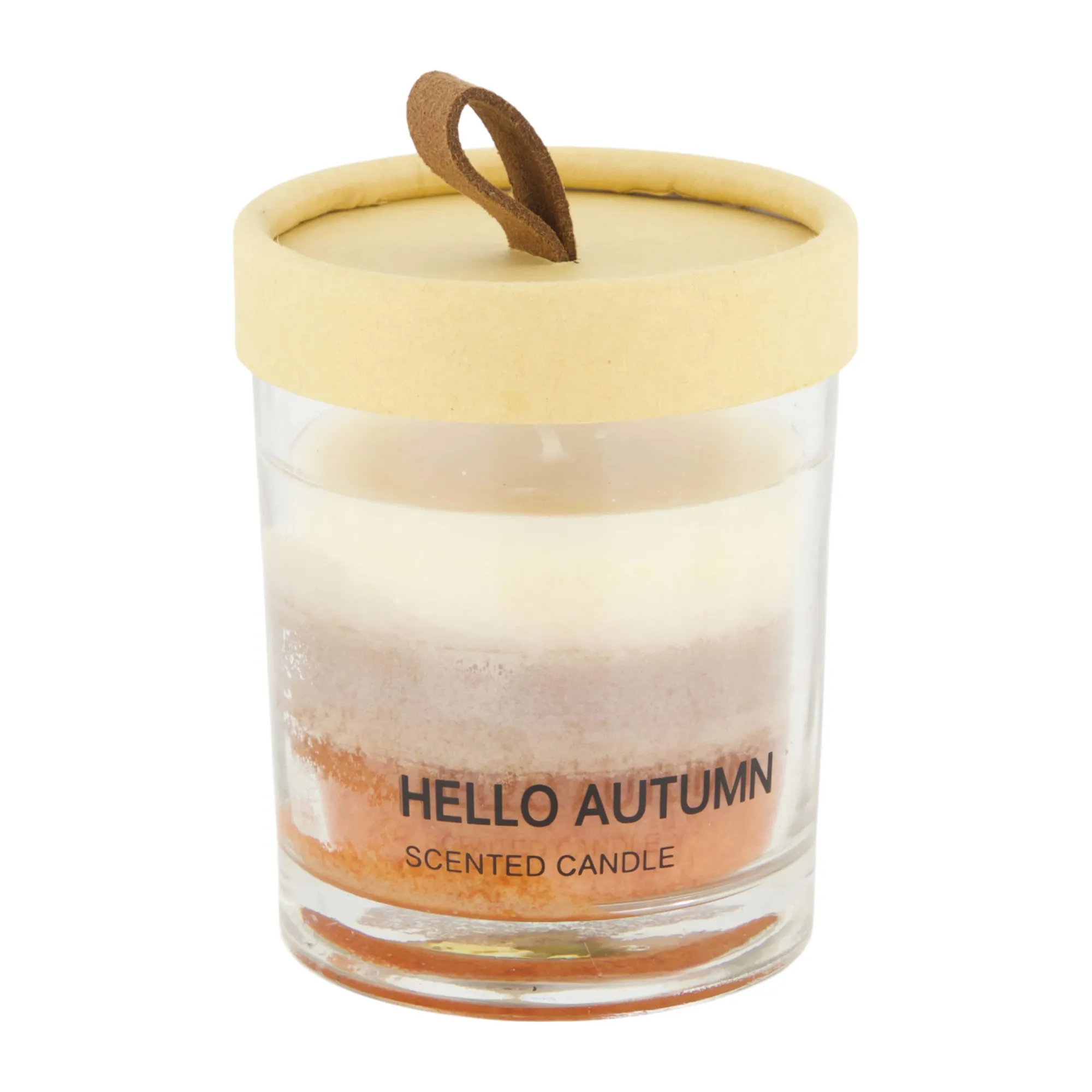 Natural Collections Kaarsen>Geurkaars glas cinnamon 7x9cm