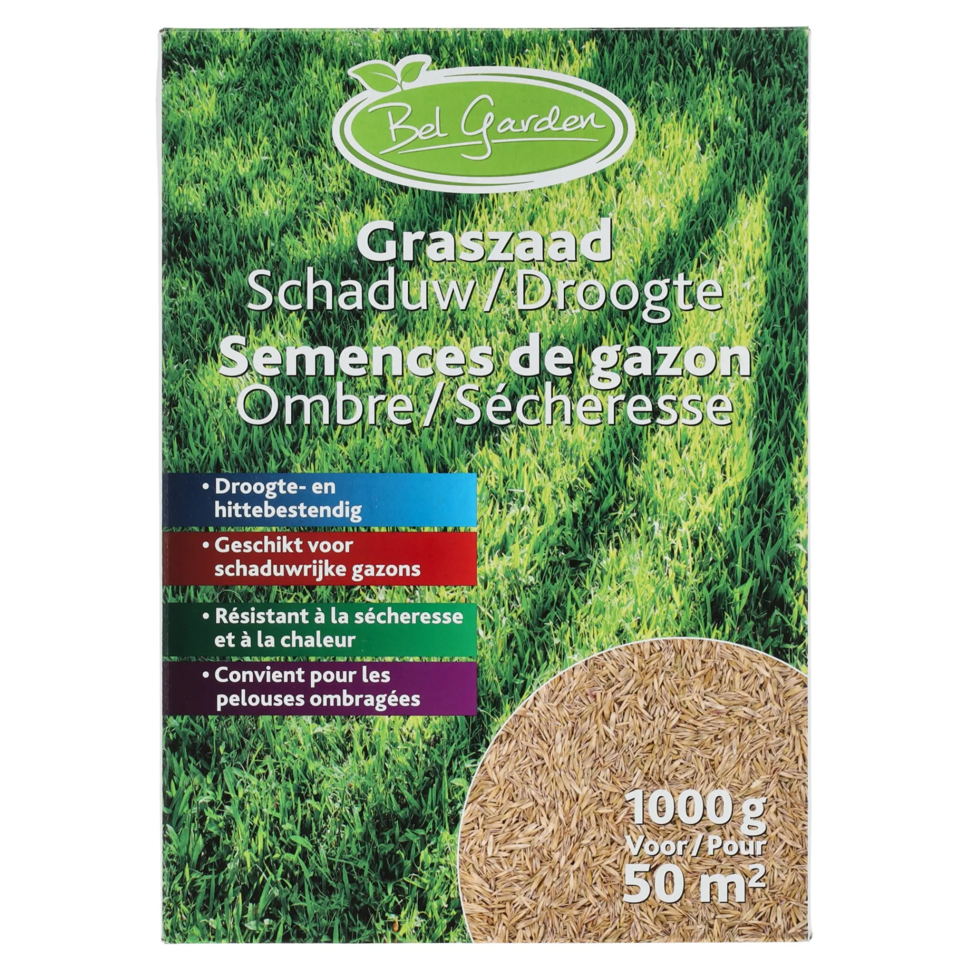 Bel Garden Grondbedekking>Graszaad schaduwgazon 1000gr