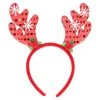Kerstkleding>Haarband kerst rendieren rood