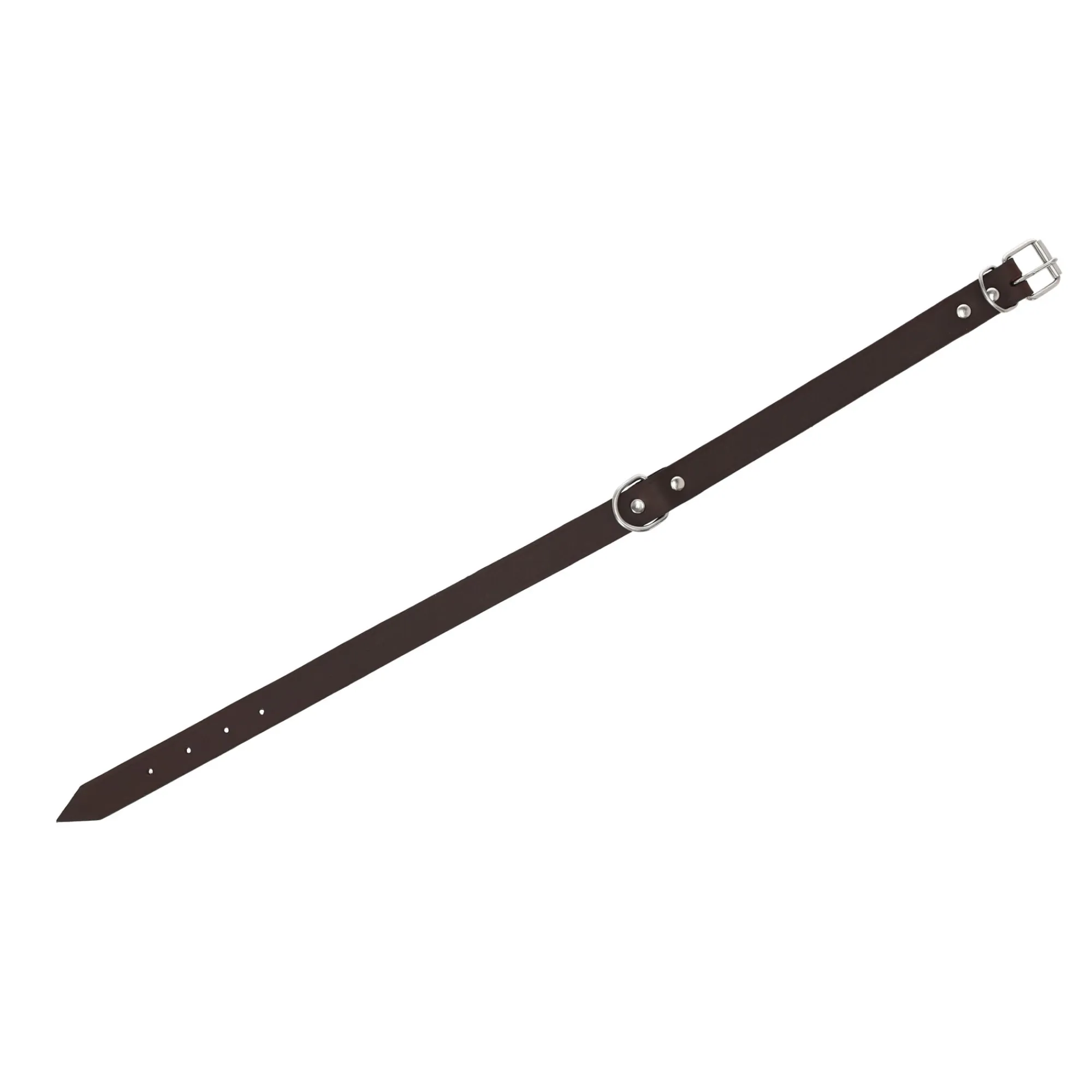 Friendly Pet Hondenriem>Halsband leder rondo 10mm 27cm