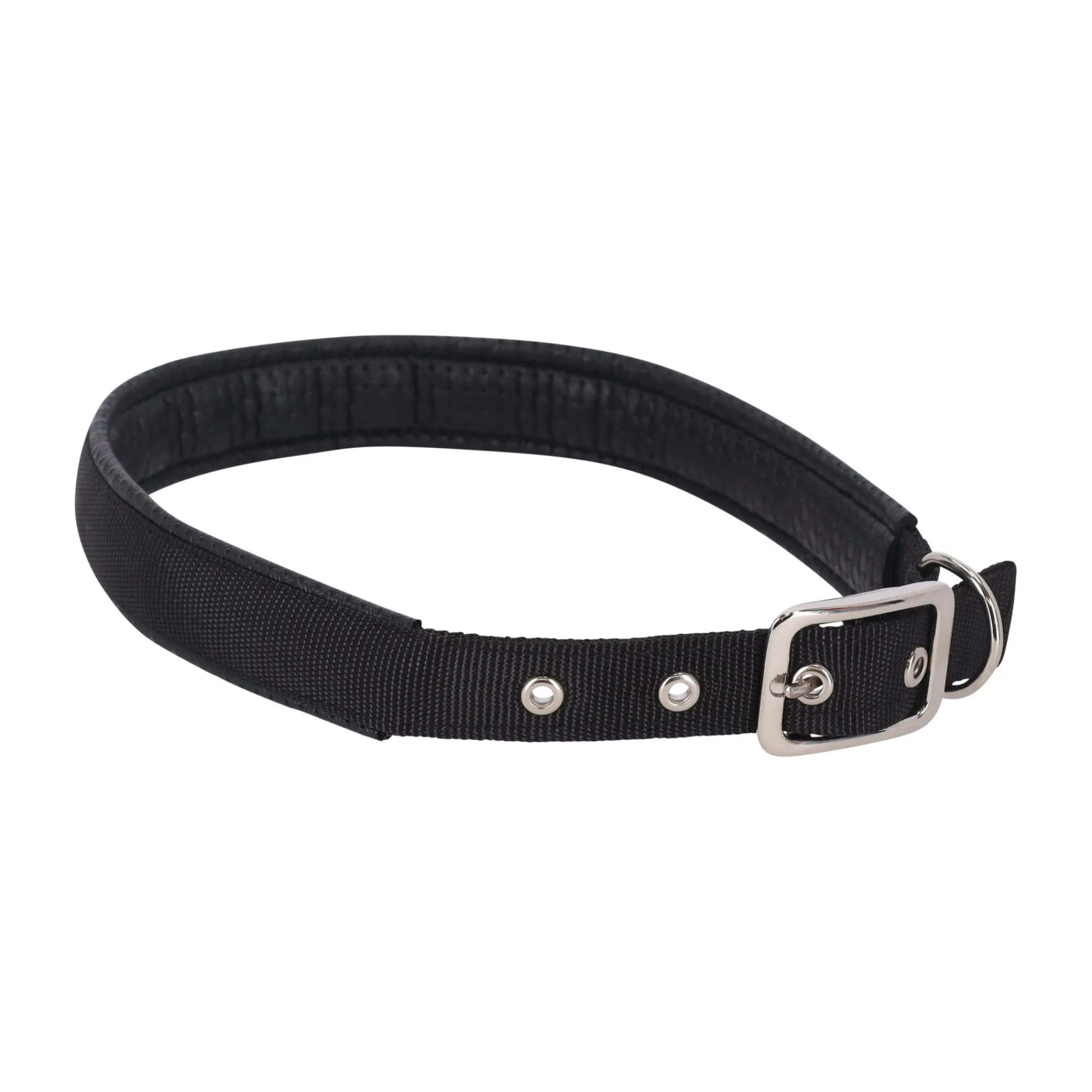 Friendly Pet Hondenriem>Halsband soft zwart 15mmx39cm FP