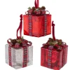 Boltze home Kerstdecoratie|Kerstballen>Hanger cadeau Giveo 8cm