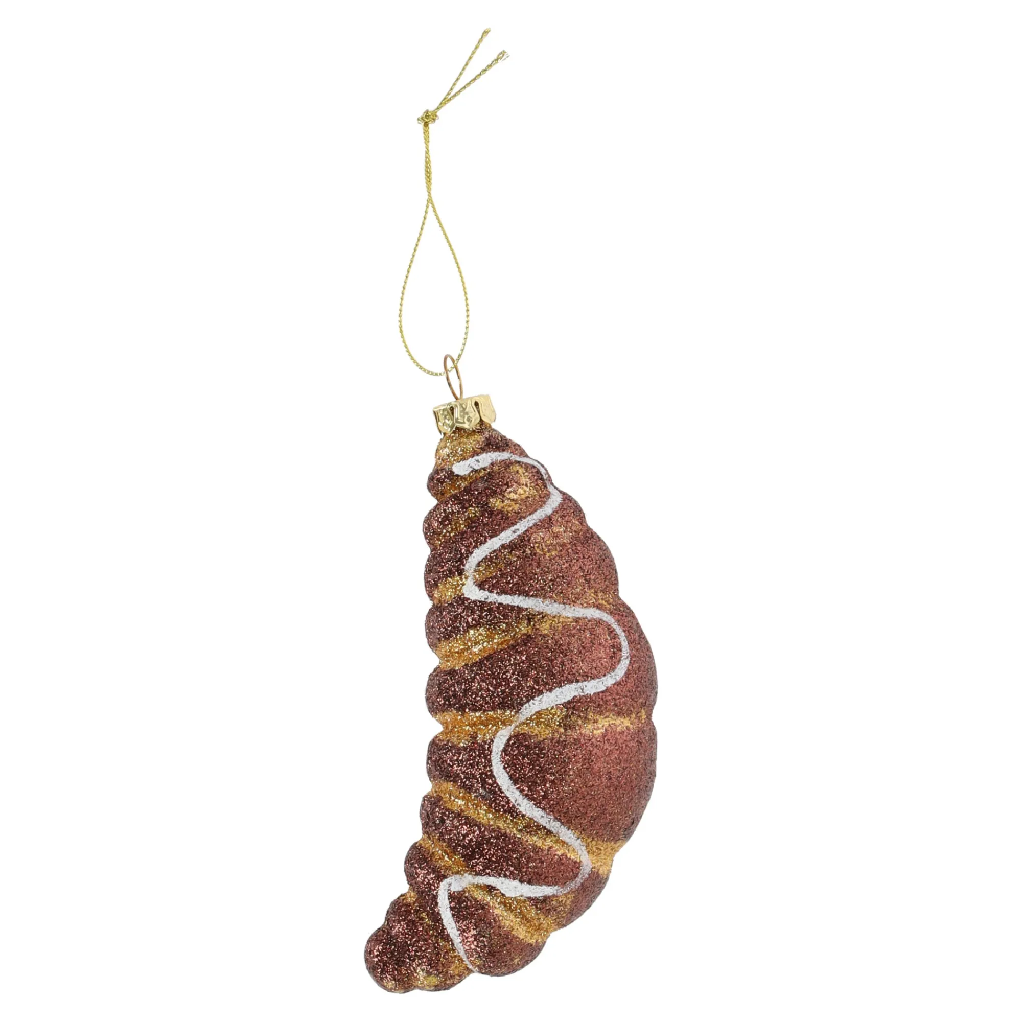 Kerstdecoratie|Kerstballen>Hanger croissant 8 x 12 cm