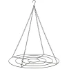 Mica Decorations Kerstdecoratie|Kerstballen>Hanger deco cirkel zwart 60 cm