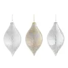 Mica Decorations Kerstballen|Kerstdecoratie>Hanger glas zilver goud 13cm