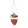 Kerstdecoratie|Kerstballen>Hanger kerstmuts rood 11cm