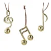 Decoris Kerstballen|Kerstdecoratie>Hanger muzieknoot 10 cm