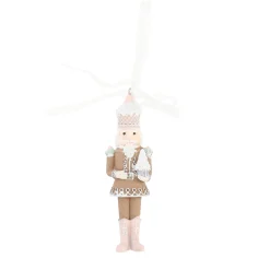 Kerstdecoratie|Kerstballen>Hanger notenkraker gingerbread 12 cm