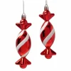 Boltze home Kerstdecoratie|Kerstballen>Hanger snoep Goody rood 11x3cm 2st