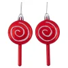 Boltze home Kerstballen|Kerstdecoratie>Hanger snoeplolly Goody rood 10cm 2st