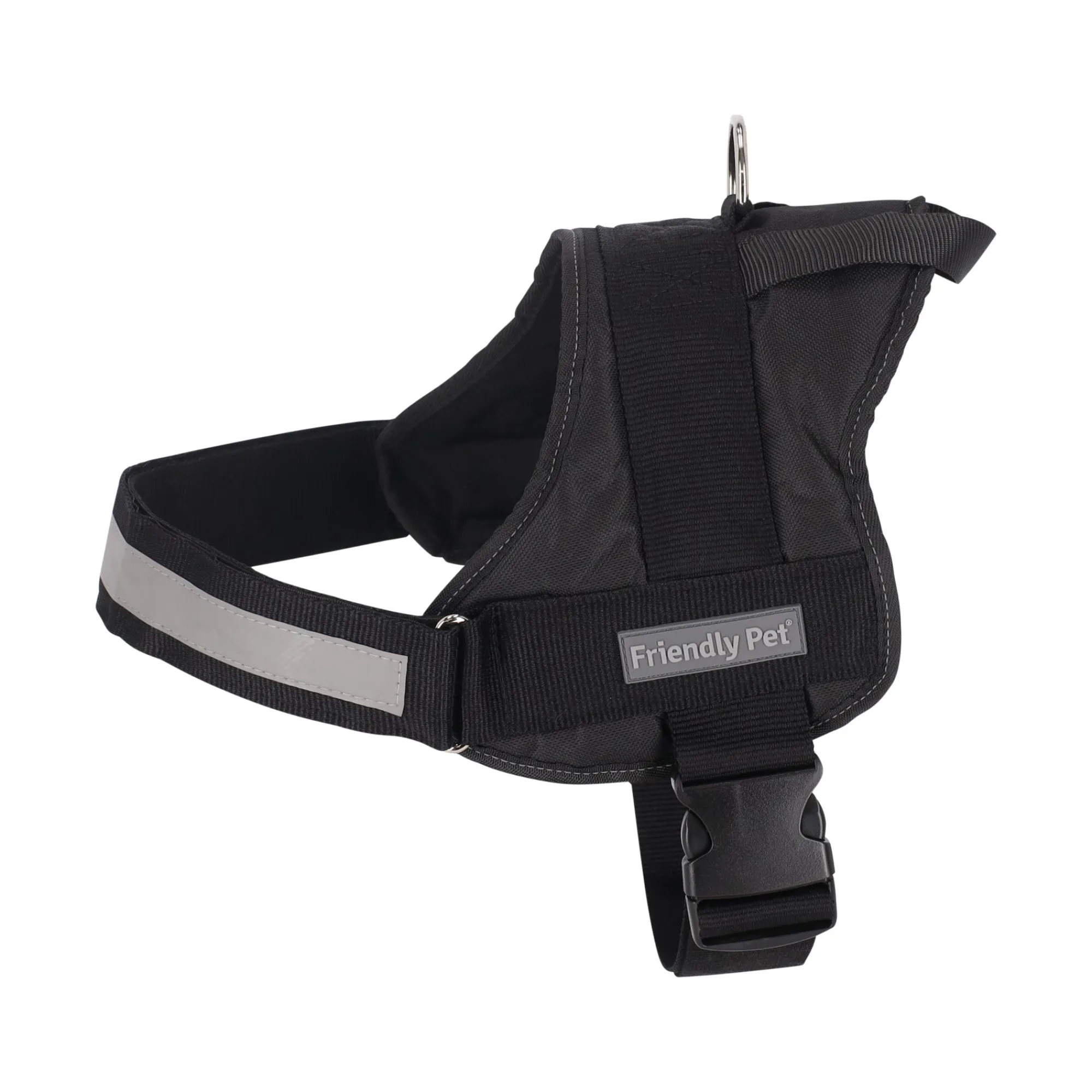 Friendly Pet Hondentuig>Harnas soft 33-45cm zwart FP
