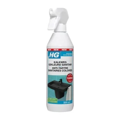 HG Schoonmaken>kalkweg gekleurd sanitair