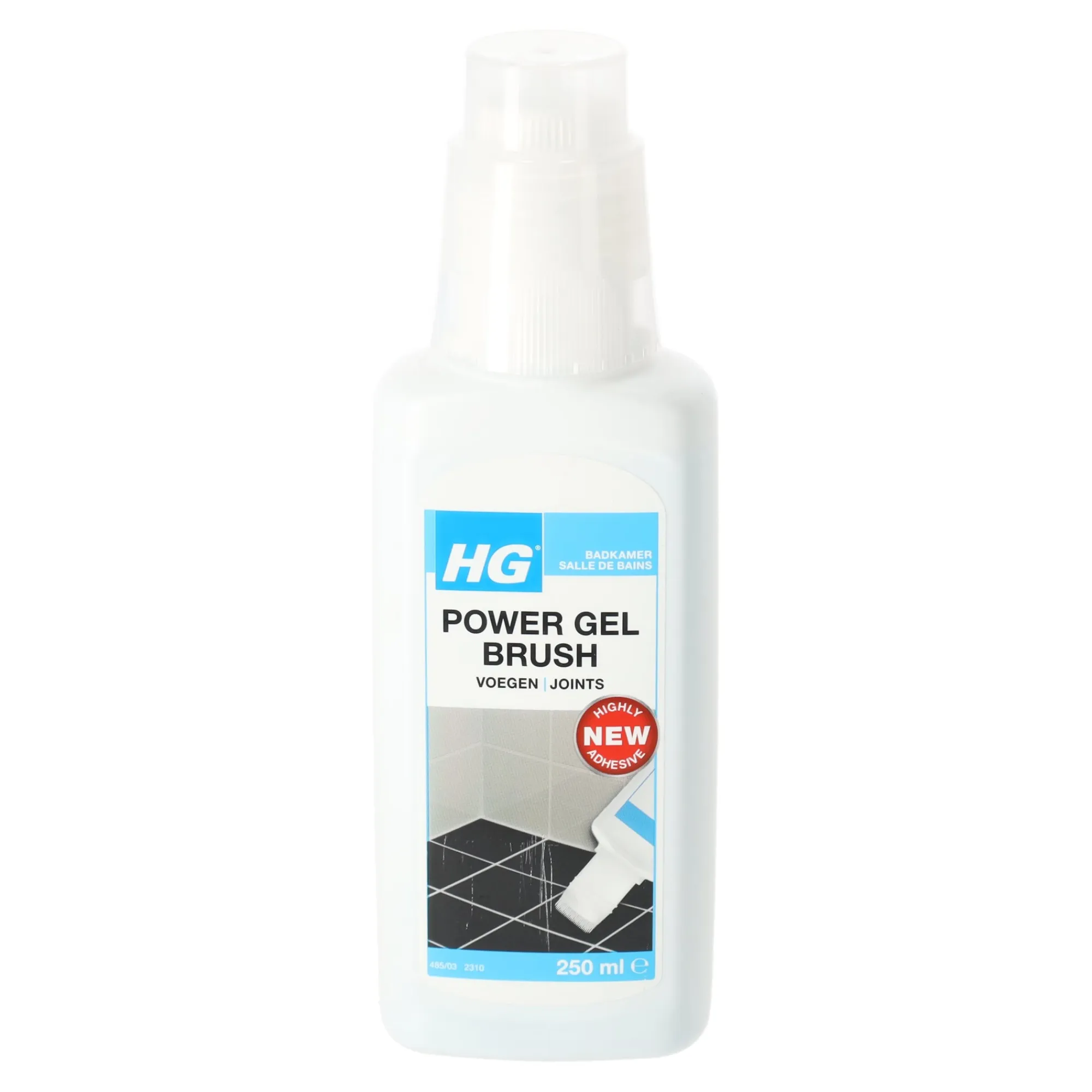 HG Schoonmaken>Power gel met kwast voor voegen