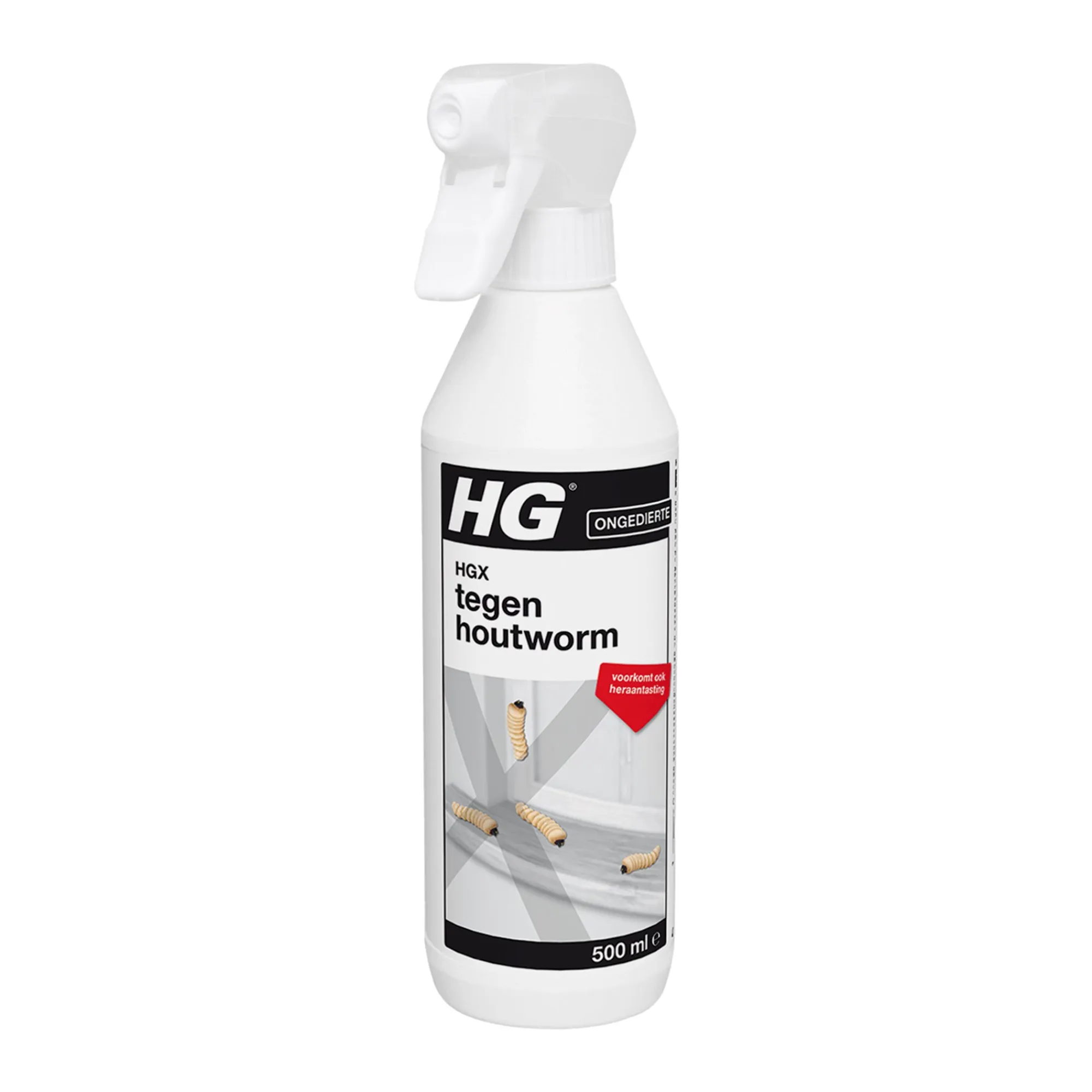 HG Schoonmaken>X tegen houtworm
