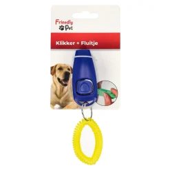 Friendly Pet Hondenspeelgoed>Hondenfluitje + klikker Xoe rood