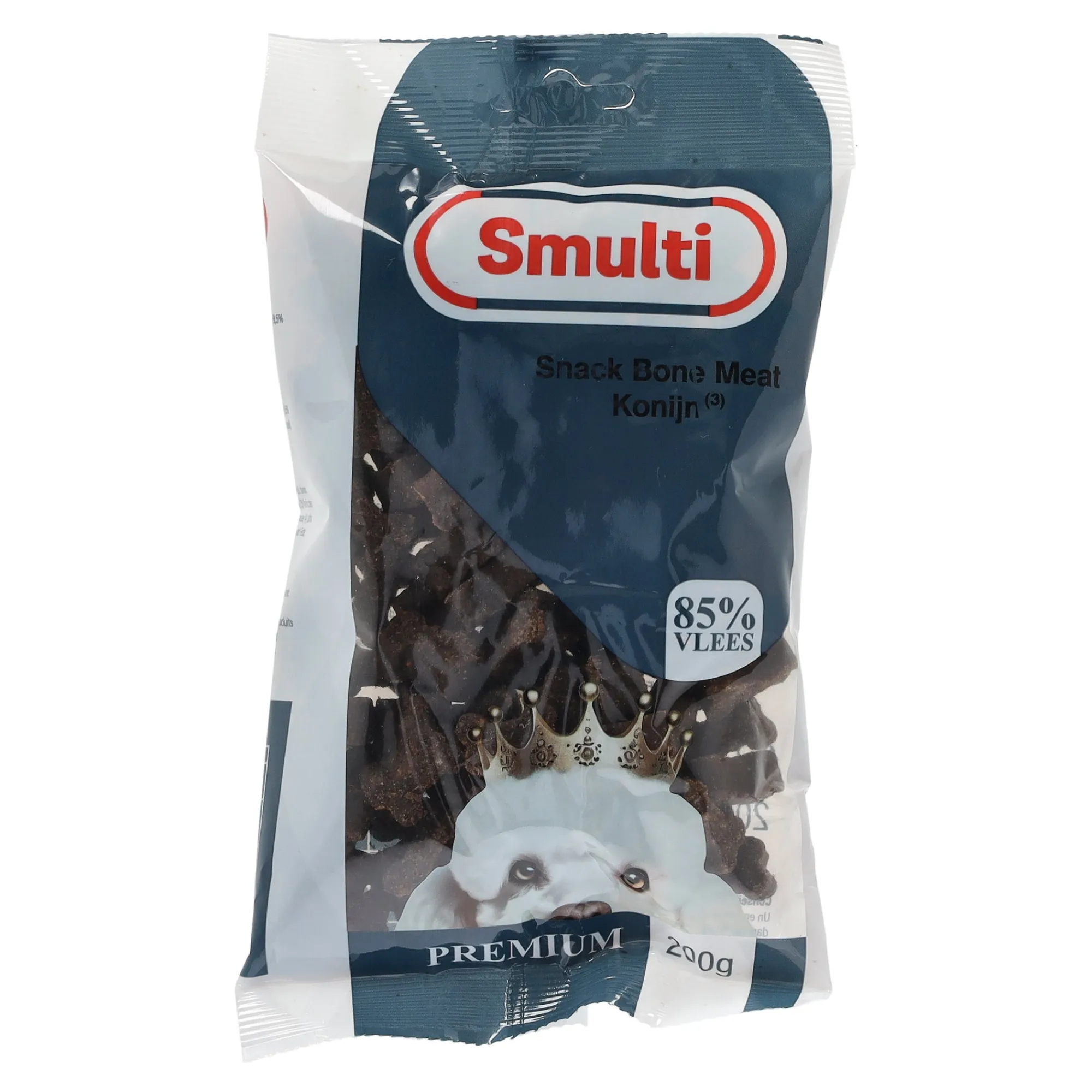 Smulti Hondensnacks>Hondensnack bone meat konijn 200 g