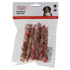 Smulti Hondensnacks>Hondensnack duck stick 12cm duo 10st