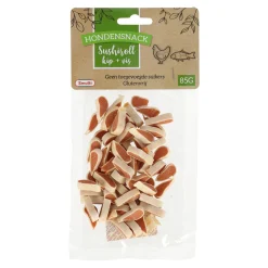 Smulti Hondensnacks>Hondensnack kip met vis sushi roll 85 g