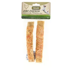 Smulti Hondensnacks>Hondensnack rib kip 17cm 2st