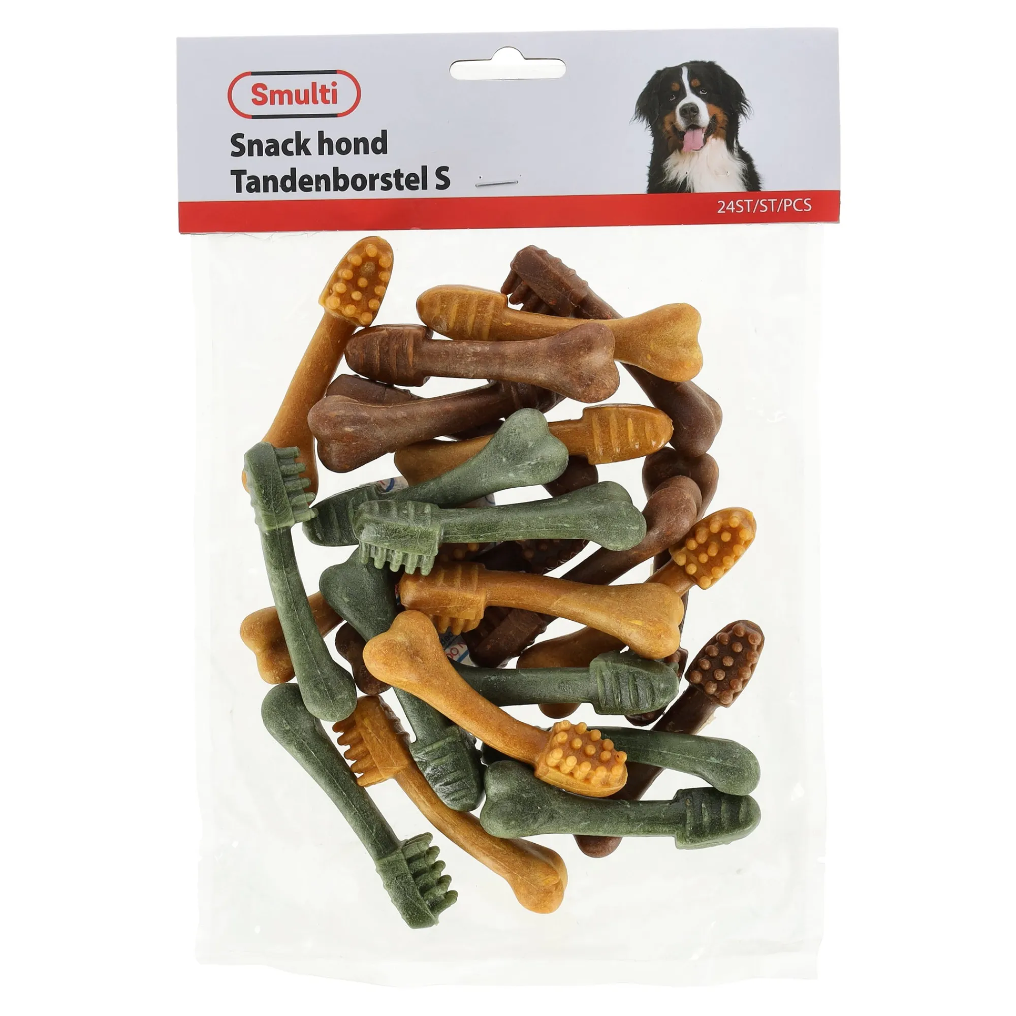 Smulti Hondensnacks>Hondensnack tandenborstel S 24st