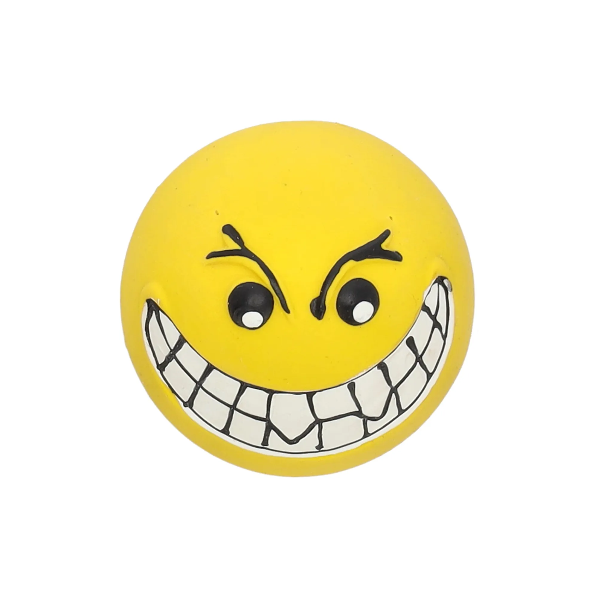 Friendly Pet Hondenspeelgoed>Hondenspeelgoed bal 6 cm smiley latex