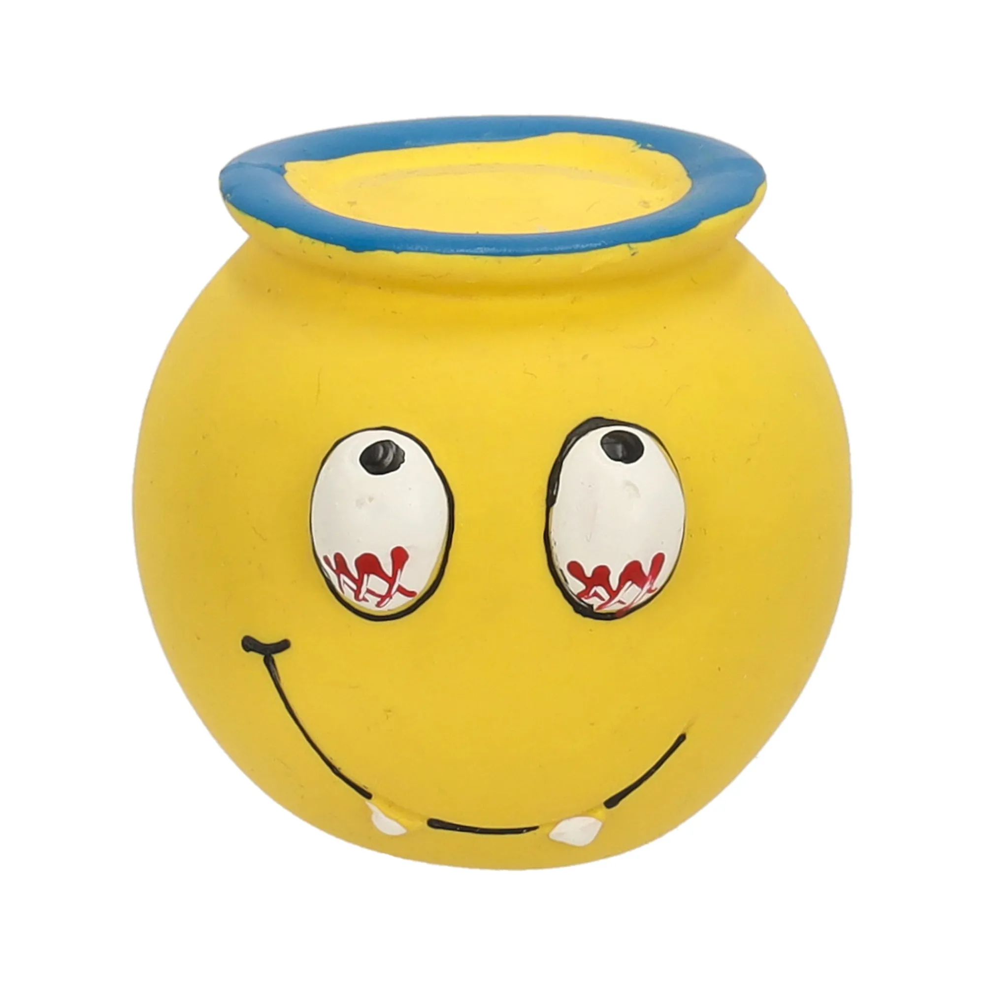 Friendly Pet Hondenspeelgoed>Hondenspeelgoed bal 6 cm smiley latex