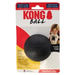 Kong Hondenspeelgoed>Hondenspeelgoed bal L zwart