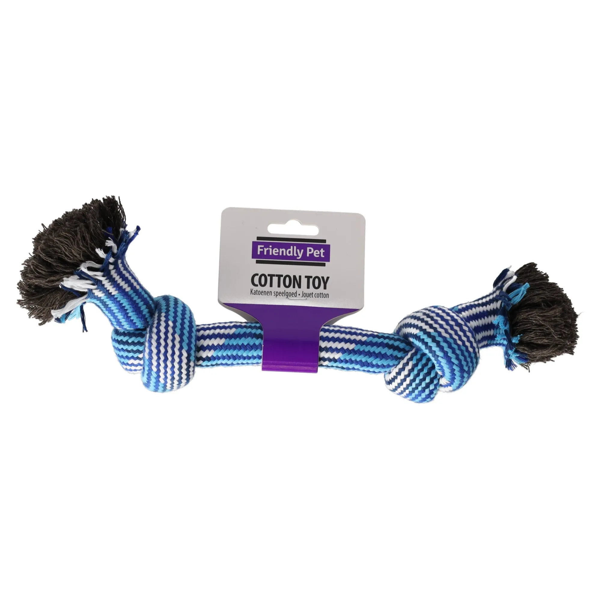 Friendly Pet Hondenspeelgoed>Hondenspeelgoed halter 35cm blauw/wit