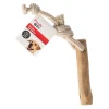 Friendly Pet Hondenspeelgoed>Hondenspeelgoed Java hout stok + trektouw bruin S