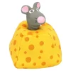 Friendly Pet Hondenspeelgoed>Hondenspeelgoed kaas met muis 13cm