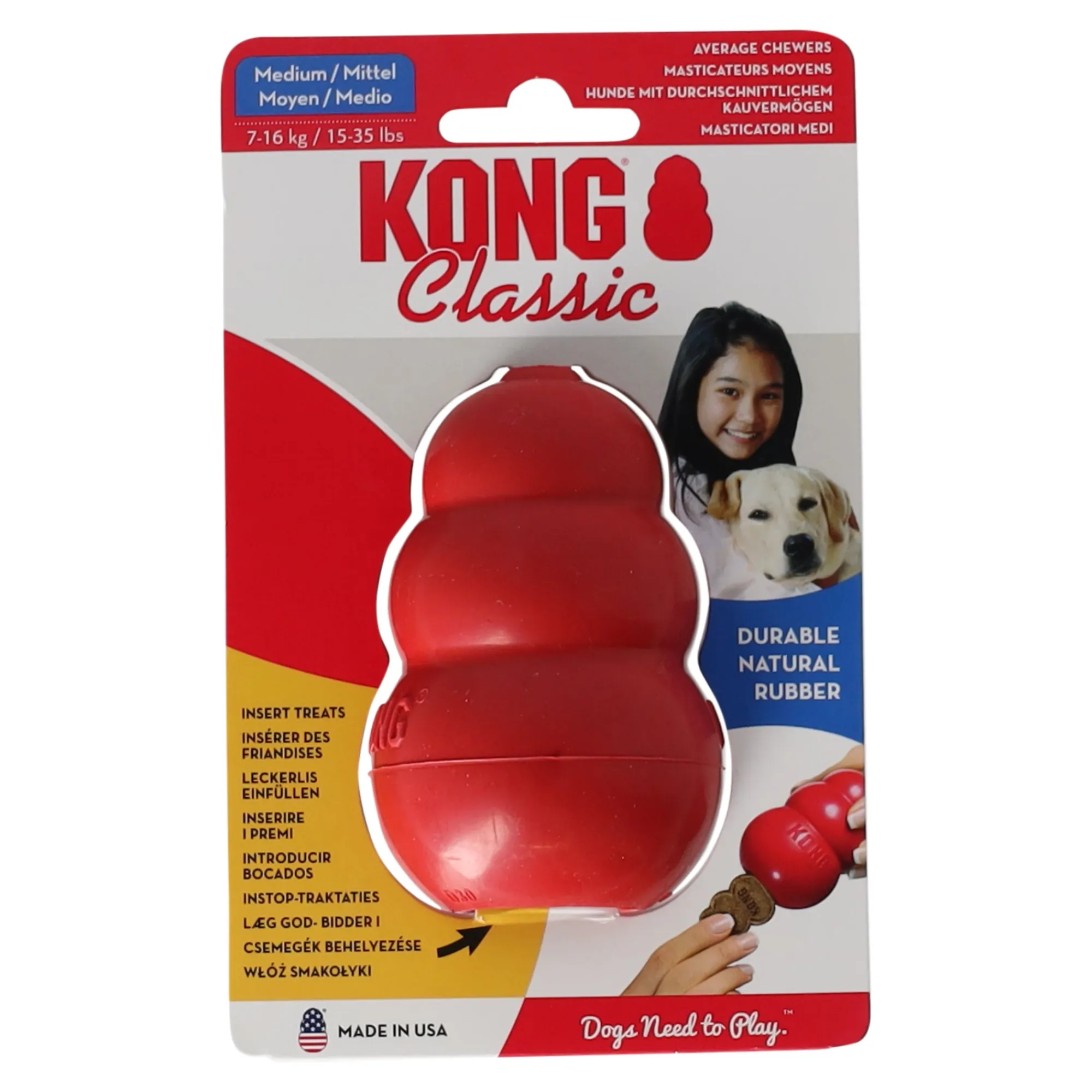 Kong Hondenspeelgoed>Hondenspeelgoed M rood