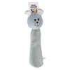 Friendly Pet Hondenspeelgoed>Hondenspeelgoed pluche muis Lulu grijs