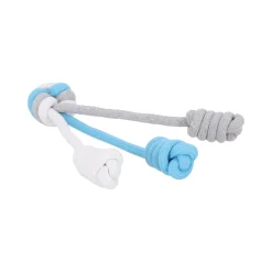 Friendly Pet Hondenspeelgoed>Hondenspeelgoed touwen+bal 22cm