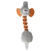 Friendly Pet Hondenspeelgoed>Hondenspeelgoed touw+pluche olifant 42cm