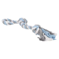 Friendly Pet Hondenspeelgoed>Hondenspeelgoed trektuig 2 knopen 55cm