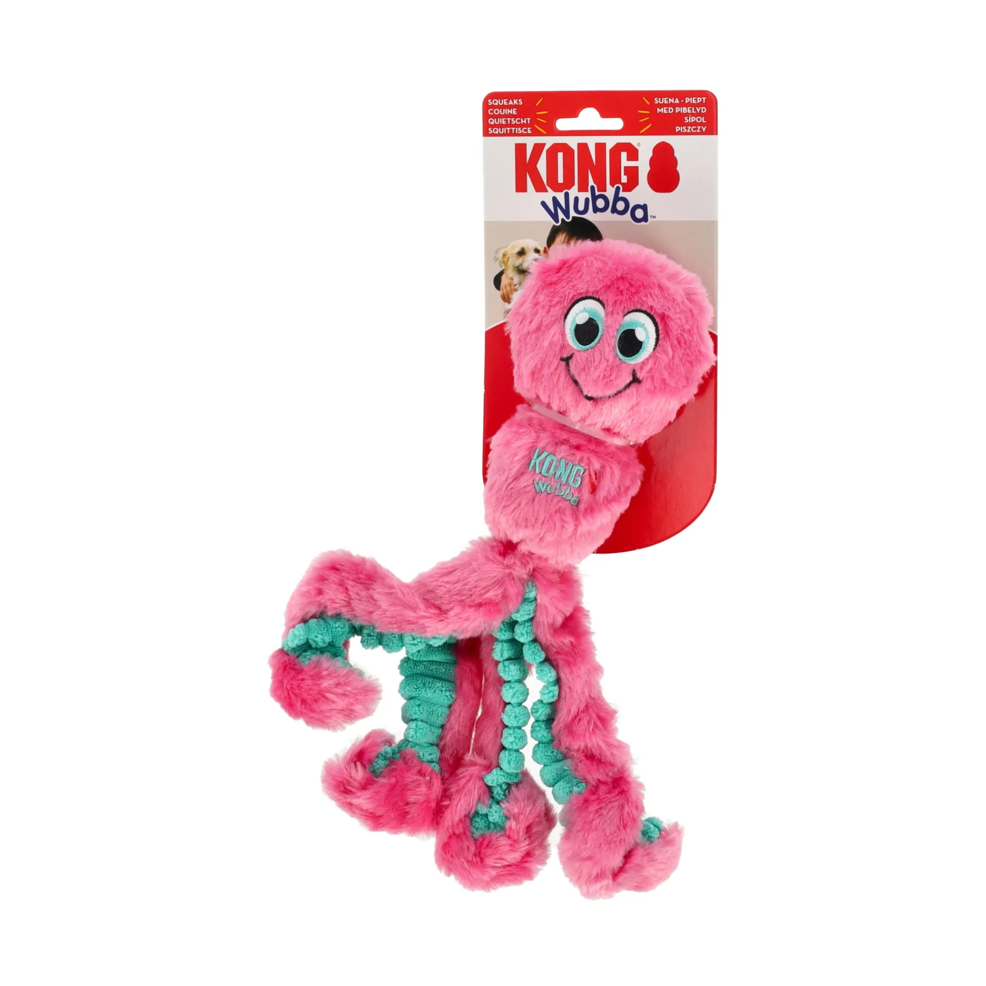 Kong Hondenspeelgoed>Hondenspeelgoed Wubba octopus L
