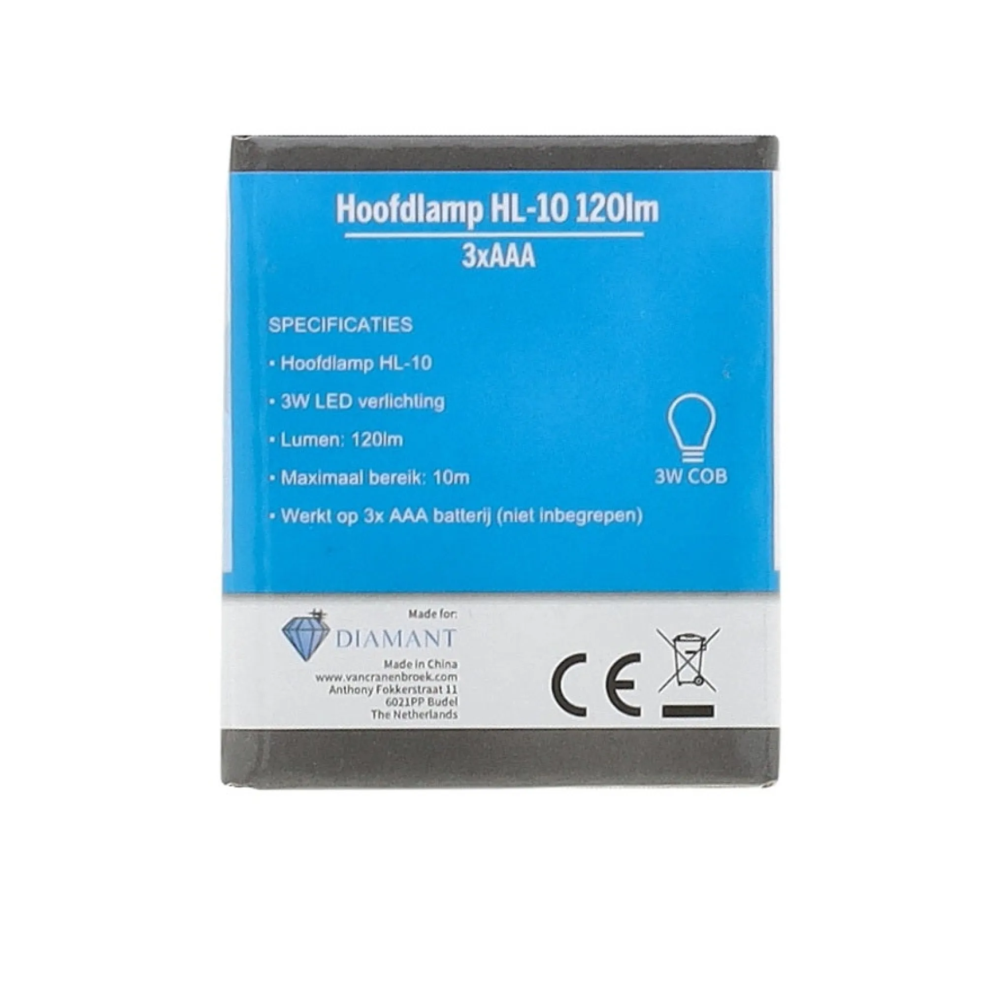 Diamant Bouwlampen>Hoofdlamp 120lm