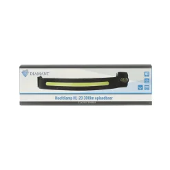 Diamant Bouwlampen>Hoofdlamp 300lm oplaadbaar
