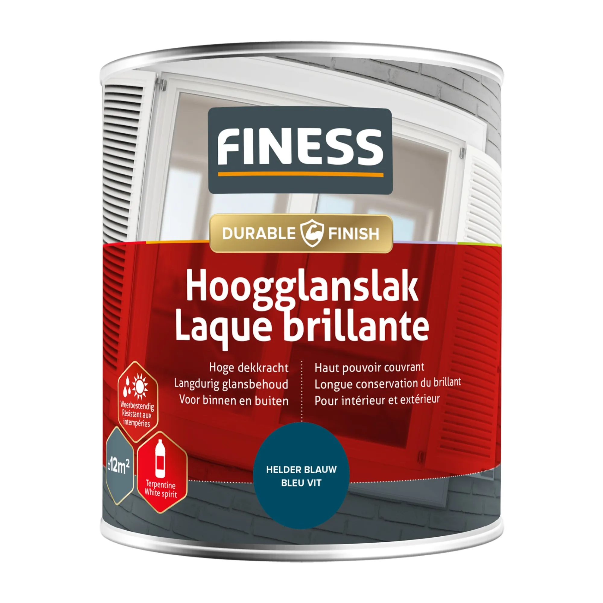 Finess Lakken>Hoogglans helder blauw 1429 750ml