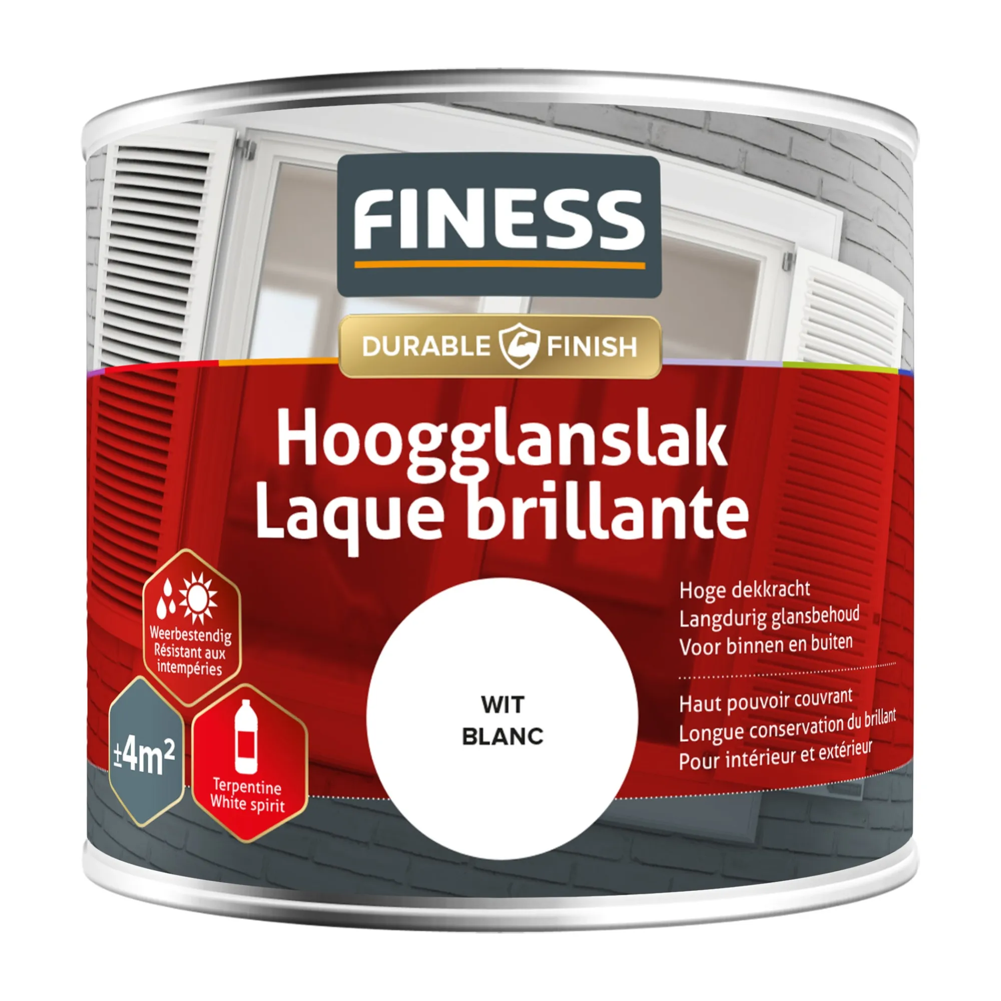 Finess Lakken>Hoogglans wit 1410 250ml