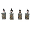 Kerstdorp>Houder met lantaarn 4st