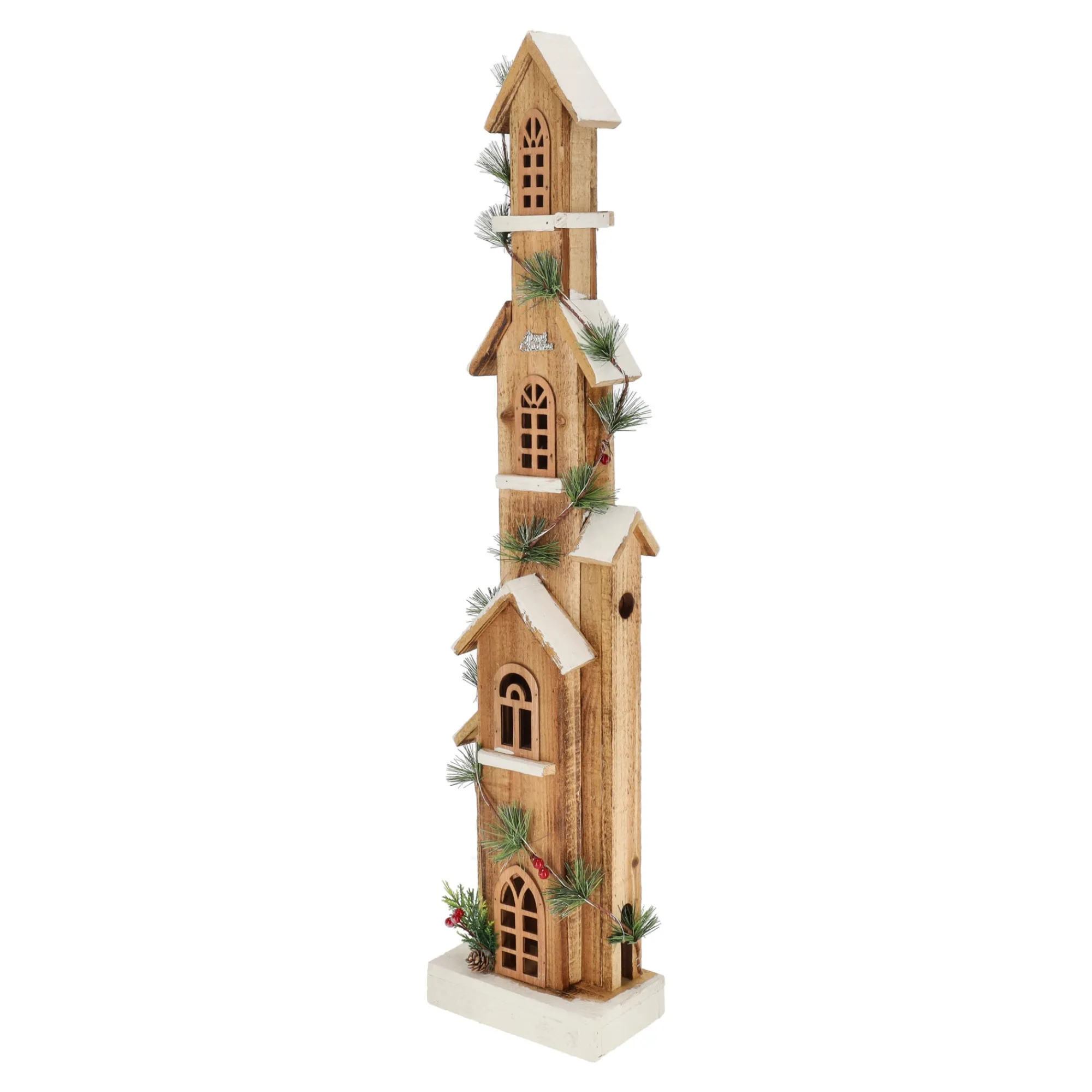 O'malley Kerstdecoratie>Huis kerst 80 cm, 20 LED