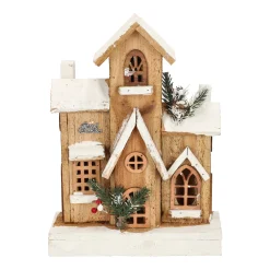 O'malley Kerstdecoratie>Huis kerst 33 cm 10 LED