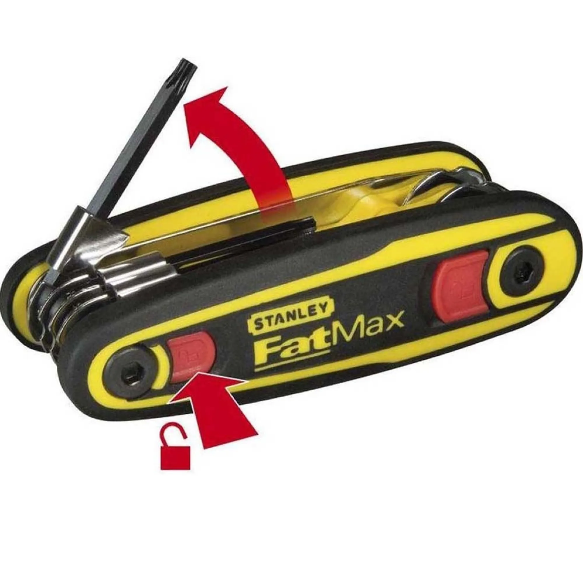 Stanley Handgereedschap>Inbussleutelset 8-delig lock Fatmax