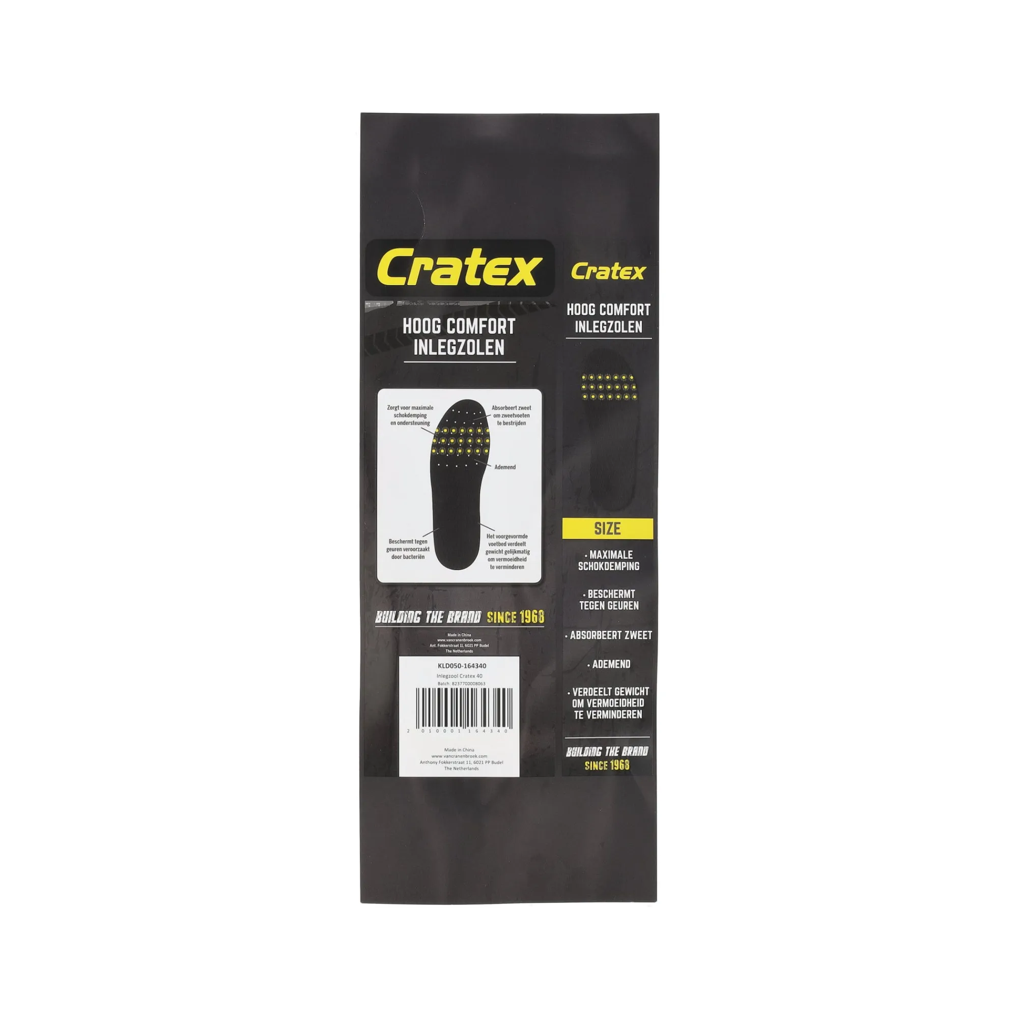 Cratex Accessoires Werkschoenen>Inlegzool 36